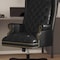 Flash Furniture Executive Chair Black High Back Exec Chair, Fixed Arms, 20" to 23" Height, Metal, Black CI-360-BK-GG - alternate 2